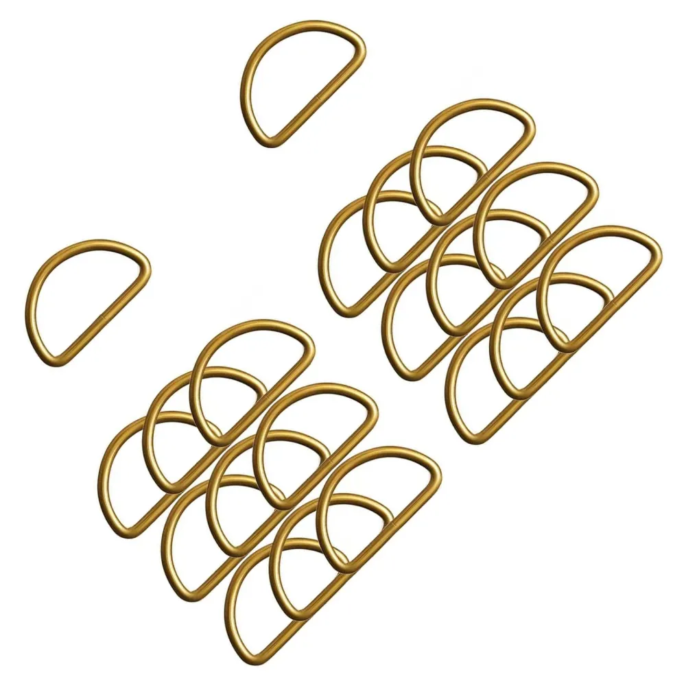 High Quality Zinc Alloy Dee Rings D-Ring Metal Buckle Strap Sewing Accessories For Backpack Bag Webbing Belts