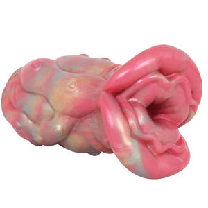 Herren Single Hole Cup Mastur bator mit Riesen Alien Flower Flugzeug Big Mouth Penis Exerciser Herren männliche <span class=keywords><strong>Masturbation</strong></span> Sexspielzeug - Product Image 2