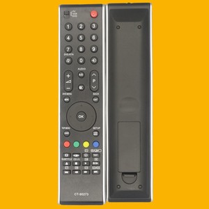 Télécommande IR Crystal Pearl Tianhong CT-90273 pour téléviseur Toshiba, noire, code fixe, portée 10m - Product Image 2