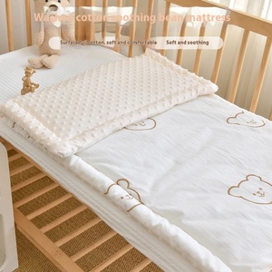 Pur coton nouveau-né bébé lit matelas <span class=keywords><strong>maternelle</strong></span> petite couette lavable <span class=keywords><strong>sieste</strong></span> tapis <span class=keywords><strong>pour</strong></span> enfants <span class=keywords><strong>pour</strong></span> la literie des enfants - Product Image 1