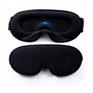 Masque de sommeil minimaliste en mousse à mémoire de forme <span class=keywords><strong>3D</strong></span>, bloquant la lumière, sans pression, masque pour les yeux respirant pour les voyages, masque pour les yeux Leica - Product Image 2
