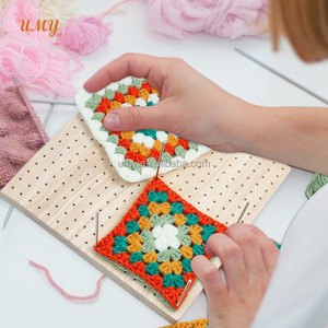 <span class=keywords><strong>Tapis</strong></span> de bloc à tricoter en polyester accessoire de planche de <span class=keywords><strong>blocage</strong></span> au Crochet pour la couture artisanat et sacs à main Carteras Tejidas Au Sac - Product Image 6
