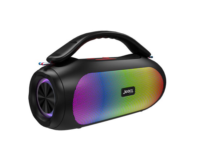 Jedel New Portable Plastic Wireless Speaker with RGB Lighting for 40W Output Power