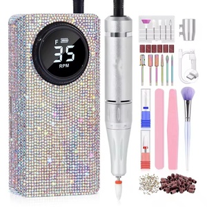 Machine à ongles électrique 35000 tr/min avec écran, embouts professionnels, lime à ongles, polissoir, outils de soin des ongles pour salon - Product Image 1