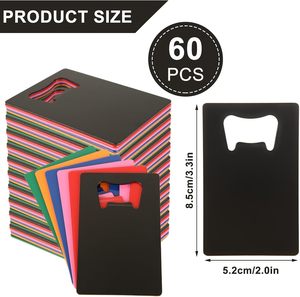 Décapsuleur en bois écologique personnalisé en forme de carte-cadeau promotionnelle, format carte de visite, en acier inoxydable, pour cartes de crédit - Product Image 2