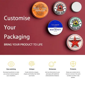 Envase Metálico Personalizado de Hojalata y Aluminio para Perfume Sólido, Bálsamo Labial, Cosméticos de Baño, Polvo Facial, Crema, Jabón Corporal, Mantequilla, Ungüento y Velas - Product Image 6