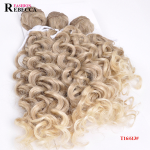 Rebecca Fashion-mechones de pelo sintético de alta calidad, extensiones de pelo sintético populares, oferta - Product Image 6