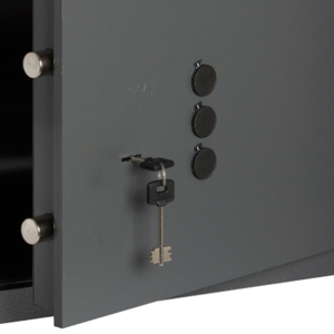 Cassaforte con chiave e combinazione meccanica art. 82210 CISA mm 490x250x360h,2 Cat. Orizzontale, 2 Cat. - Product Image 3