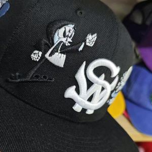 Free Sample Fast Custom New logo Low MOQ Embroidery Patch 3D Puff <b>Flat</b> Brim Baseball Fitted Snapback Era <b>Cap</b> Black Hats for Men - Product Image 3