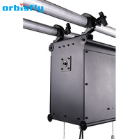 Treuil Orbisfly Pro100d 100 Double + Puissance et Cat6 Treuil DMX Treuil cinétique Lumières cinétiques Palan DMX accrocher des objets de 100kg