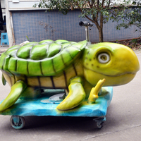 Manèges de dinosaures électriques pour enfants en centre commercial, voiture dinosaure réaliste, jeu de conduite pour enfants