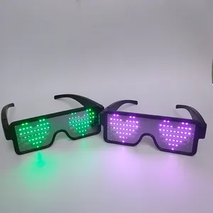 Linli Wireless USB Chargeable EL Wire Light up Neon Rave Glasses, LED Glow  Flashing Sunglasses for Party - China Flashing Sunglasses and LED Sunglasses  price