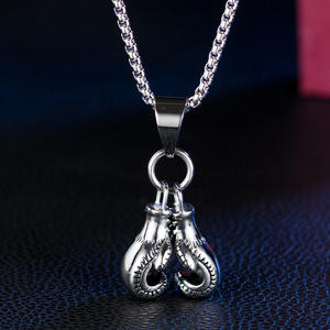 Fourniture de gants de boxe de sport 2023, pendentif de combat, collier de Fitness, sortie d'usine - Product Image 3