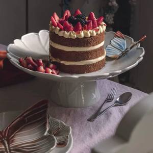 Peralatan makan keramik Seni Saint Mo piring kue kupu-kupu Amerika restoran Portugal Porcelain porselen - Product Image 1