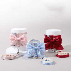 Arnés y Correa para Gato Estilo Japonés y Coreano, Arnés Rosa para Gato con Corbatín, Elegante Arnés Tipo Chaleco para Mascotas Estilo Princesa - Product Image 4