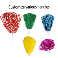 Best-seller Pompom poms deux couleurs Pompom-pom girl Cheerleader Cheering Squad Pompons pour jeux de danse Team Spirit Cheer Rooter Poms