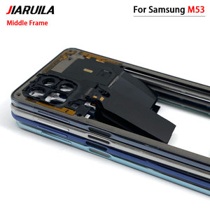 Marco Central para Samsung A23 A42 <span class=keywords><strong>M23</strong></span> M52 M53 5G M236B M53, Cubierta de Placa Central para Teléfono Móvil con Repuesto de Botones Laterales - Product Image 6