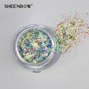 Paillettes opales multichromes irrégulières Sheenbow, paillettes iridescentes, paillettes Aurora, paillettes caméléon, pigments - Product Image 1