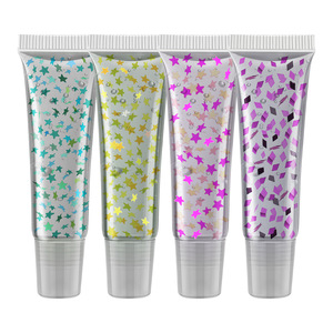 Brillo Labial Transparente con Purpurina de Flor de Cerezo y Estrella, 10g, Aceite Labial Líquido con Purpurina para Maquillaje Femenino - Product Image 3