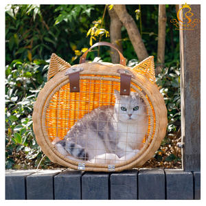 Переносная мягкая удобная кровать для собак из ротанга для кошек и собак - Product Image 6