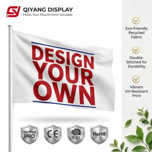 Bandera Publicitaria Promocional <span class=keywords><strong>de</strong></span> Fábrica, Banderas Personalizadas <span class=keywords><strong>de</strong></span> 3x5 Pies, Bandera Deportiva con Logotipo Personalizado Grande - Product Image 1