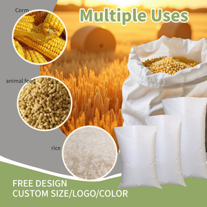 Nhà Máy Trung Quốc Tùy Chỉnh Màu Trắng Nhựa Dệt Bao 25/50Kg/100Kg Công Suất Hạt Gạo Bột Động Vật Thức Ăn Polypropylene Dệt Túi <span class=keywords><strong>PP</strong></span> - Product Image 2