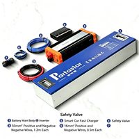 Kit complet double batterie pour Ford Ranger T9 Next Gen Raptor, batterie LiFePO4 12,8V 368Ah, onduleur 3000W, chargeur DC-DC, pour benne de camion