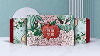Boîte d'emballage carrée rigide en carton ondulé HAIXING, écologique, recyclable, certifiée qualité alimentaire, avec motif animal, origine Shandong