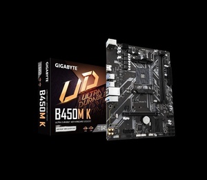 Nouvelle carte mère de bureau <span class=keywords><strong>GIGABYTE</strong></span> <span class=keywords><strong>B450M</strong></span> K avec port SATA M.2, socket AM4, graphismes intégrés - R3 3200G - En stock - Product Image 5
