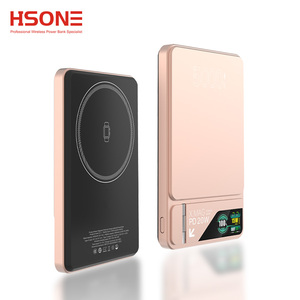 Power Bank Magnético LF17 para Escritório e Entretenimento, Alumínio Aeroespacial, Tela TFT, 9.3mm Fino, Suporte Oculto, 15W, Multi-Dispositivo - Product Image 1