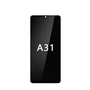Pantallas Lcd Layar LCD Ponsel, Modul Sentuh Lcd Asli untuk Samsung A31