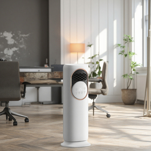 Motore elettrico portatile Mini PTC termoventilatore nuovo <span class=keywords><strong>Design</strong></span> funzione oscillante 1500W <span class=keywords><strong>soggiorno</strong></span> camera da letto-Desktop facile - Product Image 5