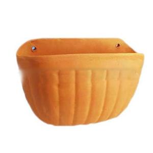 Customized <strong>Terracotta</strong> Small <strong>Half</strong> <strong>Wall</strong> Hanging Flower <strong>Pots</strong> - Product Image 1