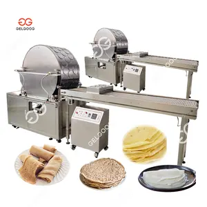 Round Spring Roll Sheet Crepe Pancake Maker Automatic Baking Ethiopian spring roll sheet Making Machine