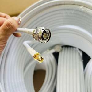 Antenne parabolique verticale 5G pour sonde 2x36dBi MIMO, ensemble avec câble RF LMR300 en aluminium <span class=keywords><strong>50</strong></span> Ohms 25M - Product Image 4