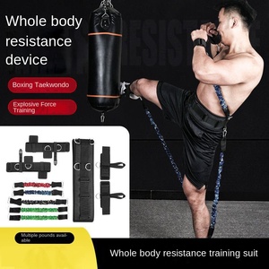 Kits d'entraînement de vitesse et d'agilité de boxe Ceinture de corde élastique pour la boxe thaïlandaise Sanda Fighting Kick Boxing Air Strike Resistance - Product Image 3