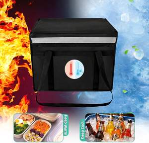 Échantillon gratuit disponible Sac isotherme personnalisé Sac de livraison en bâche Sac de livraison de nourriture Sac isotherme pour pizza Sac de stockage de nourriture Isolé - Product Image 6