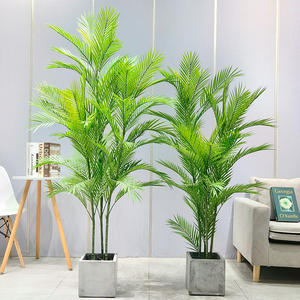 Prix de gros usine <span class=keywords><strong>Areca</strong></span> Palm <span class=keywords><strong>Dypsis</strong></span> lutescens Palmier artificiel personnalisable avec pot - Product Image 4