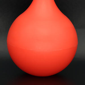 Pembersih Telinga Karet Merah Lembut, Suntik Telinga, Bola Hisap, Bola Pencuci Telinga Medis, Permukaan Halus, 11x6x5cm, Penghilang Debu - Product Image 3