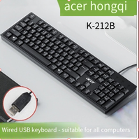 Clavier et souris filaires Acer OAK030 : Combinaison clavier et souris de haute qualité pour les entreprises et les bureaux, pour ordinateurs