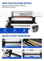 MYCOLOR 8 Warna 6 Head Printhead Printer DTF Otomatis I3200 24 inci 60cm Transfer Kaos T-Shirt Baru Roll-to-Roll Tinta Pigmen