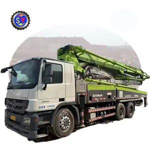 Camión Bomba de Hormigón Hidráulico Zoomlion ZLJ53367THB Usado a Precio Económico para Trabajos de Construcción - Product Image 1