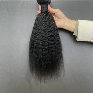 ผู้จำหน่ายผมเวอร์จินแบบขายส่ง ชุดผมตรงแบบยาคิ ชุดผมตรงแบบหยิกเกรด 12a ผมเวอร์จินจัดเรียงเกล็ดผมอย่างดี - Product Image 5