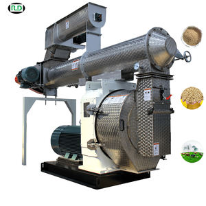 Usine Rongda, nouveau moulin à granulés d'aliments en acier inoxydable RD420, 10 tonnes/h, 110 kW, haute productivité, 380 V électrique, pour chèvres et vaches - Product Image 1