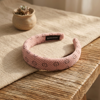 Serre-tête large en tissu éponge antidérapant, écologique et épaissi, pour usage quotidien et accessoire capillaire.