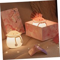 Silicone Pat Light Animal Silicone Lampes Cadeau Chambre Décor Chaud Veilleuse Veilleuse Lampe Dessin Animé Enfant Silicone Veilleuse