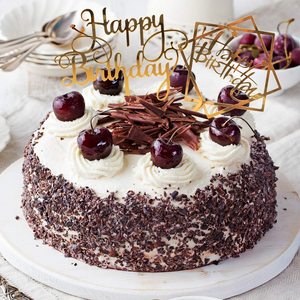 Happy Birthday Cake Topper Acrilico Del Bigné Topper per Vari Decorazione Della Torta di <span class=keywords><strong>Compleanno</strong></span> <span class=keywords><strong>Oro</strong></span> - Product Image 4