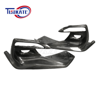 Ailerons de phares antibrouillard en fibre de carbone pour Infiniti Q50 2018-2023, garniture de ventilation avant
