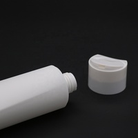 Échantillon Gratuit Bouteille Cylindrique HDPE 200ml Personnalisable avec Bouchon Flip Top, Bouteille Souple pour Gel Douche, Shampoing et Soins Corporels en Plastique