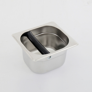 Caja de Residuos de Café de Acero Inoxidable Personalizada al por Mayor, Cuadrada, para Espresso, de Gran Capacidad, Accesorios de Cocina para Cafetería - Product Image 4